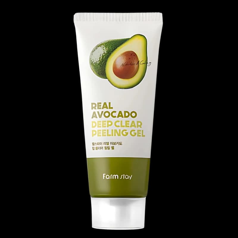 FARMSTAY Пилинг-гель с экстрактом авокадо REAL AVOCADO DEEP CLEAR PEELING GEL 100ml