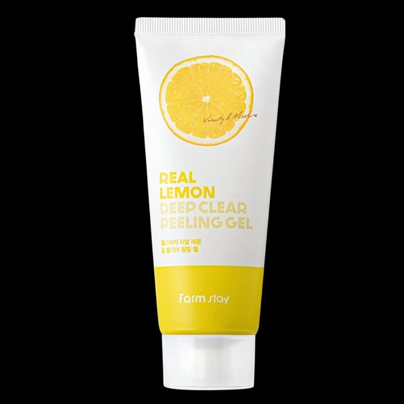 FARMSTAY Пилинг-гель для лица с экстрактом лимона REAL LEMON DEEP CLEAR PEELING GEL 100ml