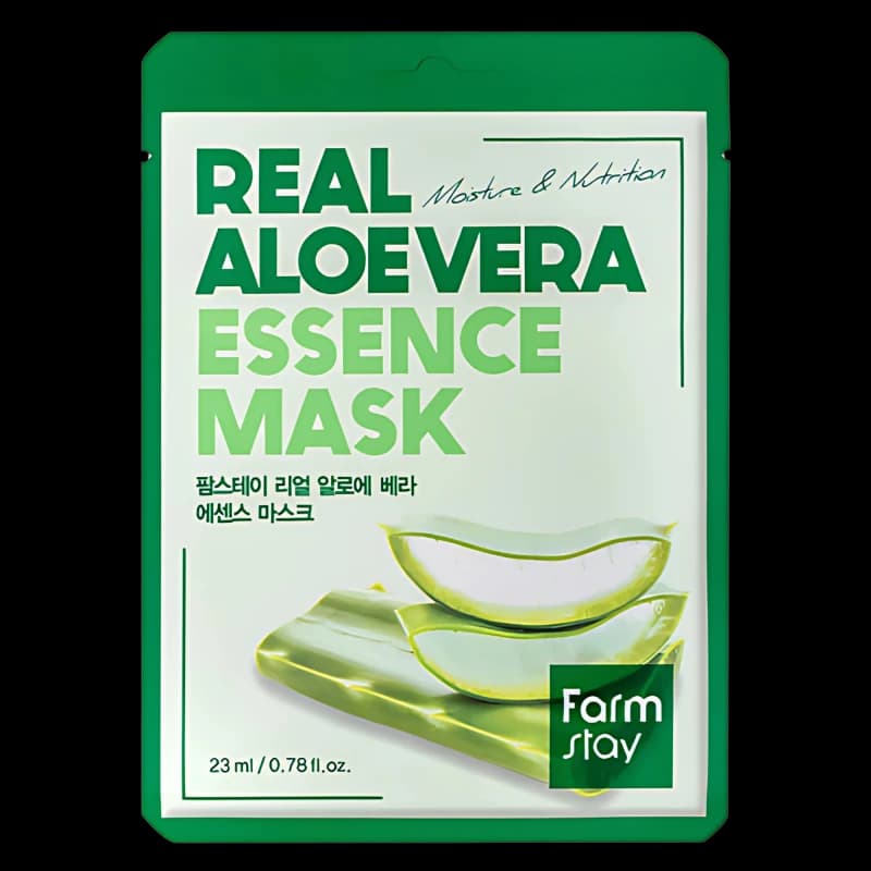 FARMSTAY Маска для лица с алоэ REAL ALOE VERA ESSENCE MASK 23ml