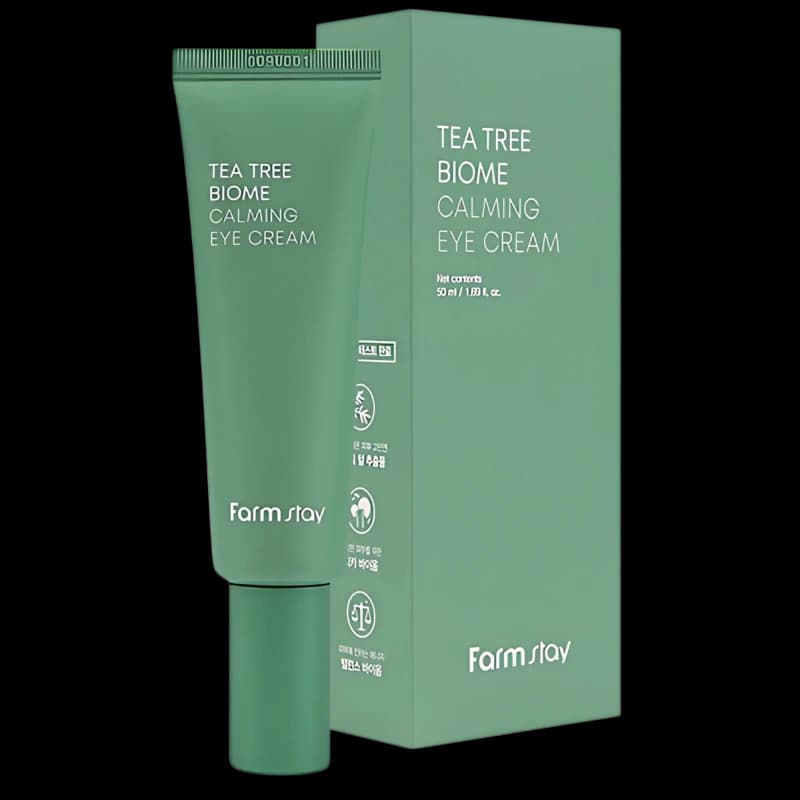 FARMSTAY Крем для кожи вокруг глаз с зеленым чаем TEA TREE BIOME CALMING EYE CREAM 50ml