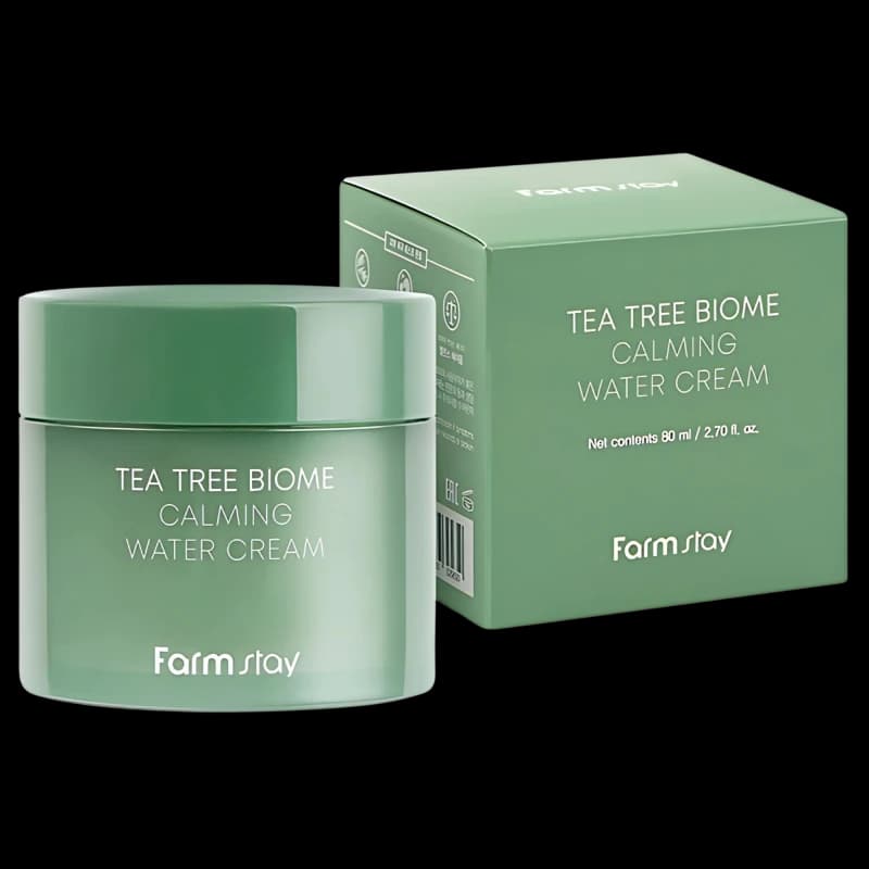 FARMSTAY  Крем с экстрактом чайного дерева TEA TREE BIOME CALMING WATER CREAM 80ml