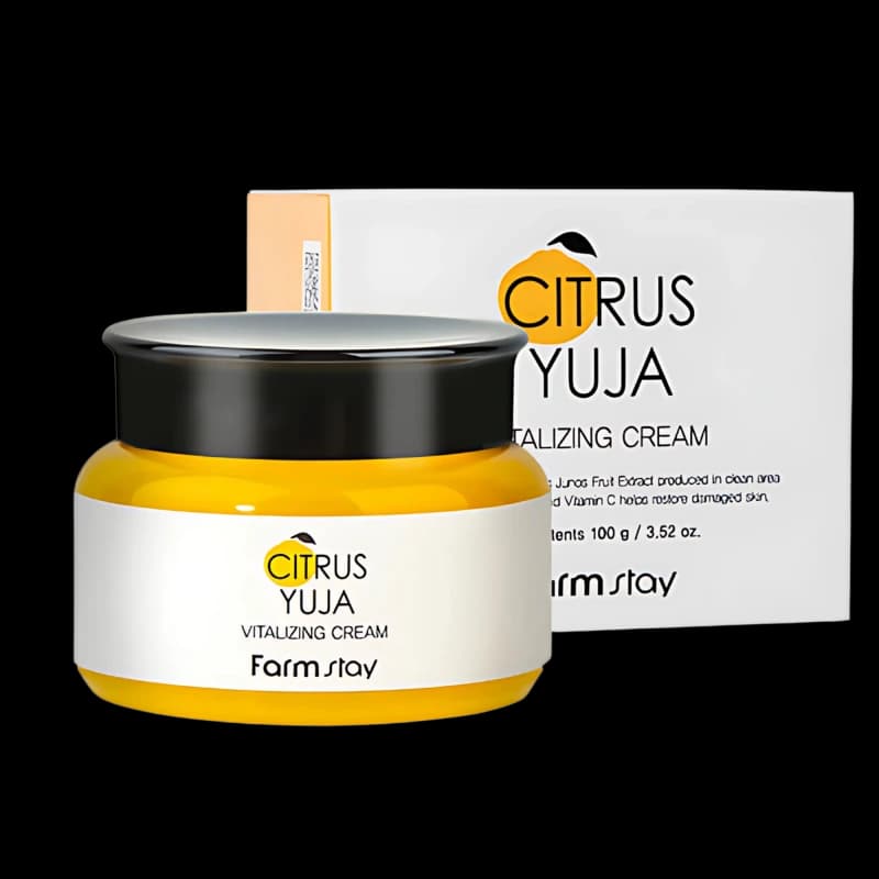 FARMSTAY Крем для кожи лица, шеи и декольте CITRUS YUJA VITALIZING CREAM 100g