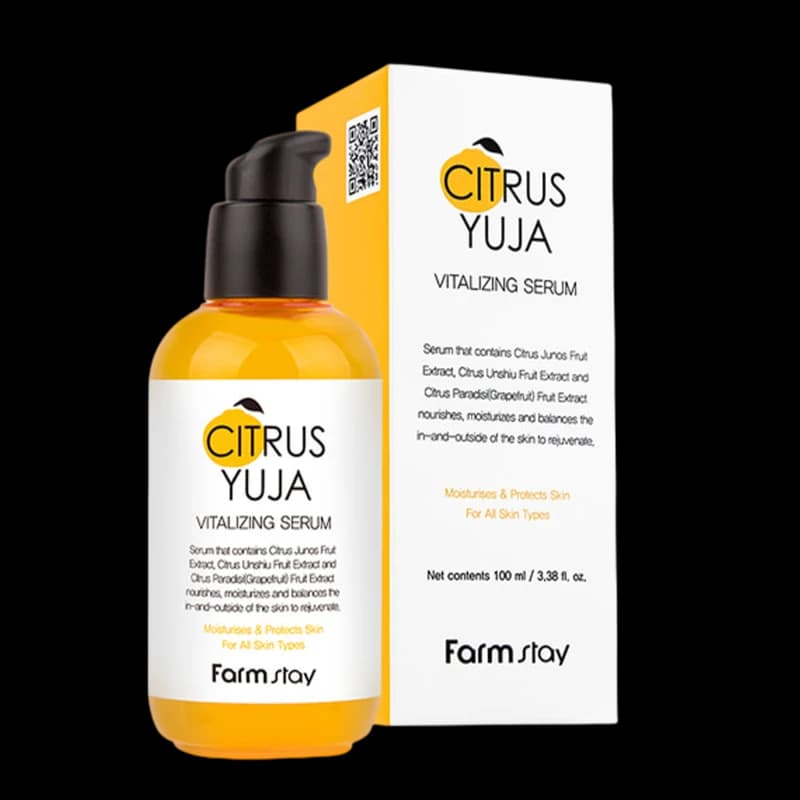 FARMSTAY Сыворотка с экстрактом юдзу CITRUS YUJA VITALIZING SERUM 100ml