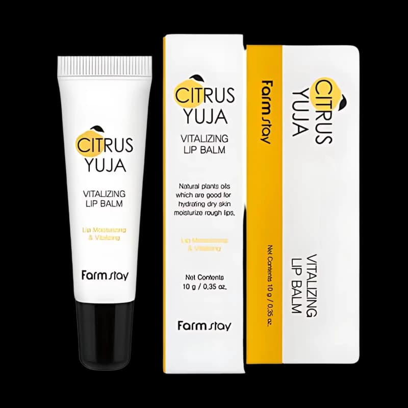 FARMSTAY Бальзам для губ с экстрактом юдзу CITRUS YUJA VITALIZING LIP BALM 10g