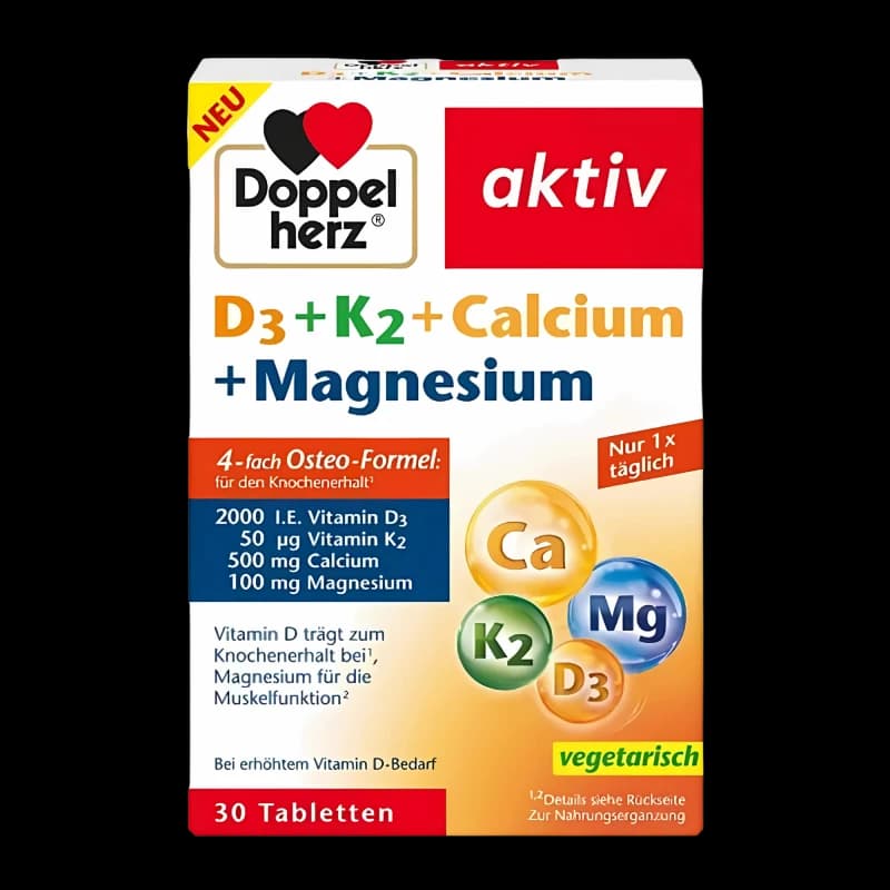 Доппельгерц D3 + K2+ Ca + Mg Актив табл N10x3