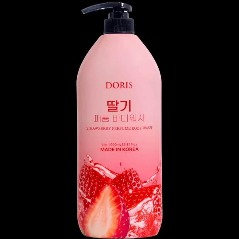 Doris Гель для душа с экстрактом клубники Parfume Strawberry Body Wash 1000 ml