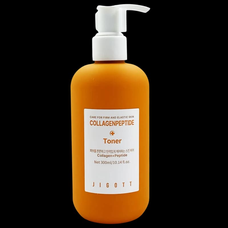 Jigott Тонер для лица с коллагеном и пептидами Collagen Peptide Toner 300 ml