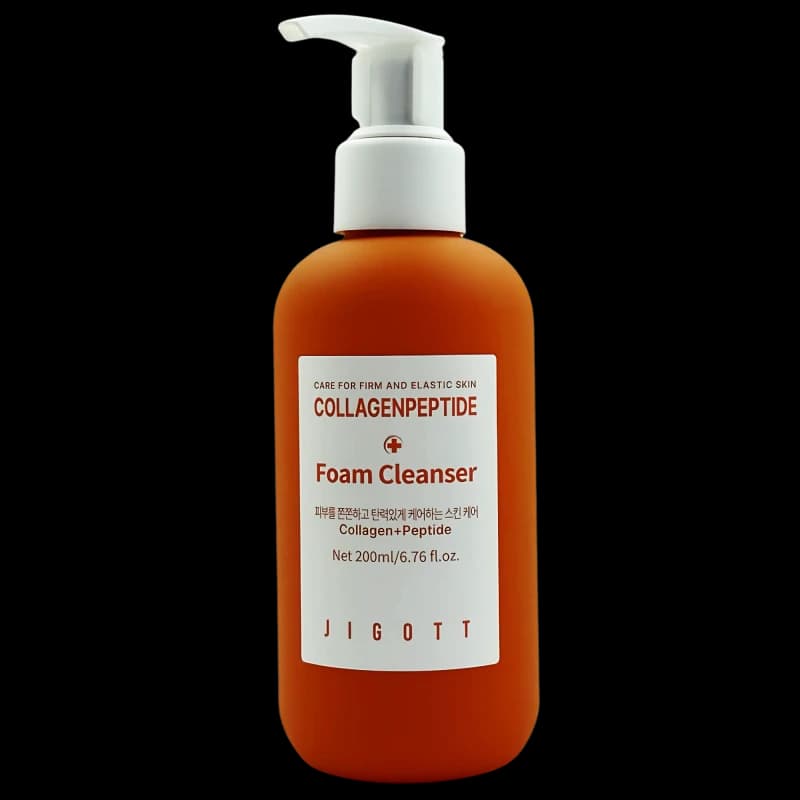 Jigott Пенка с коллагеном и пептидами Collagen Peptide Foam Cleanser 200ml