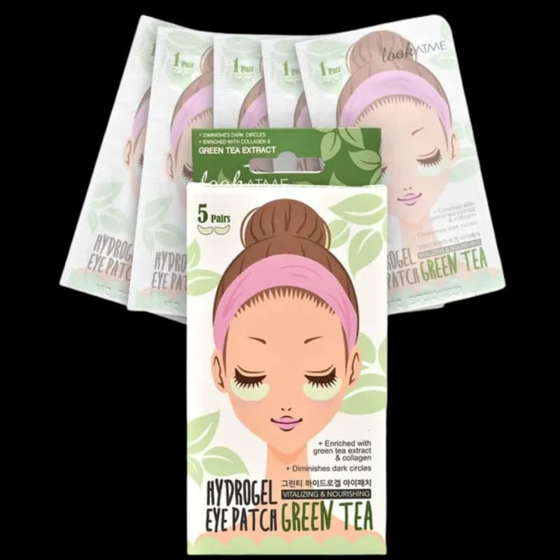LookAtMe Гидрогелевые патчи для глаз Hydro-gel Eye Patch (GREEN-TEA) N5