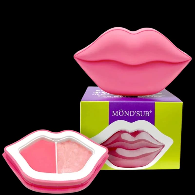 Mond'Sub Скраб+ночная маска для губ Strawberry Two in one Lip Scrub&Lip Sleeping Mask 23г+19г