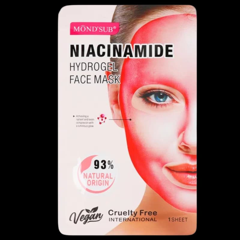Mond'Sub Гидрогелевая маска для лица с ниацинамидом  Niacinamide Hydrogel Face Mask 28г