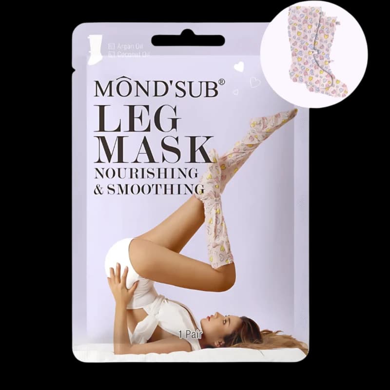 Mond'Sub Маска-носки длинные для ног  Nourishing&Smoothing Leg Mask 1 пара