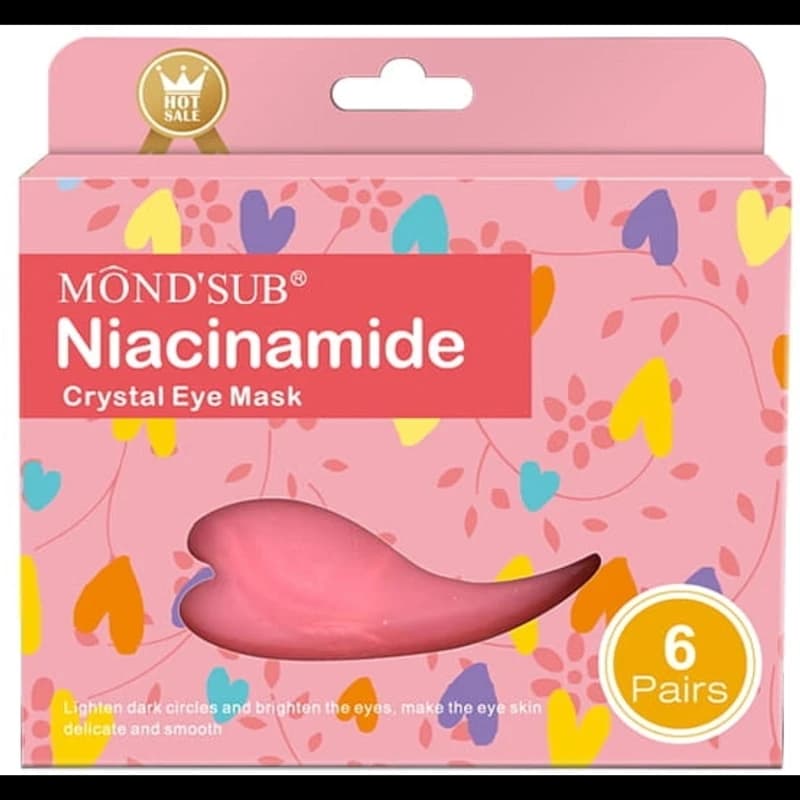 Mond'Sub Патчи для глаз с кристаллами ниацинамида Niacinamide Crystal Eye Mask 6 пар