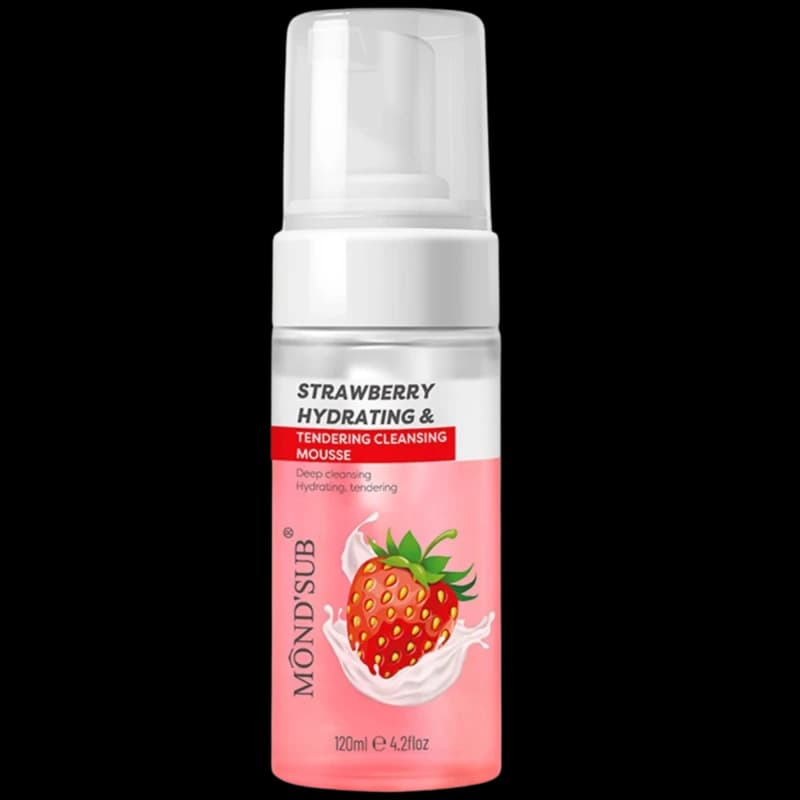 Mond'Sub Очищающий мусс Strawberry Hydrating&Tendering Cleansing Mousse 120мл