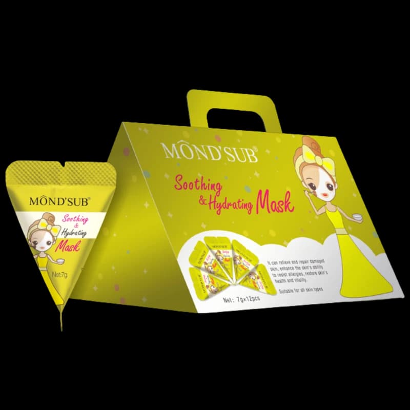 Mond'Sub Маска для лица успокаивающая Soothing and Hydrating Mask 7г*12buc