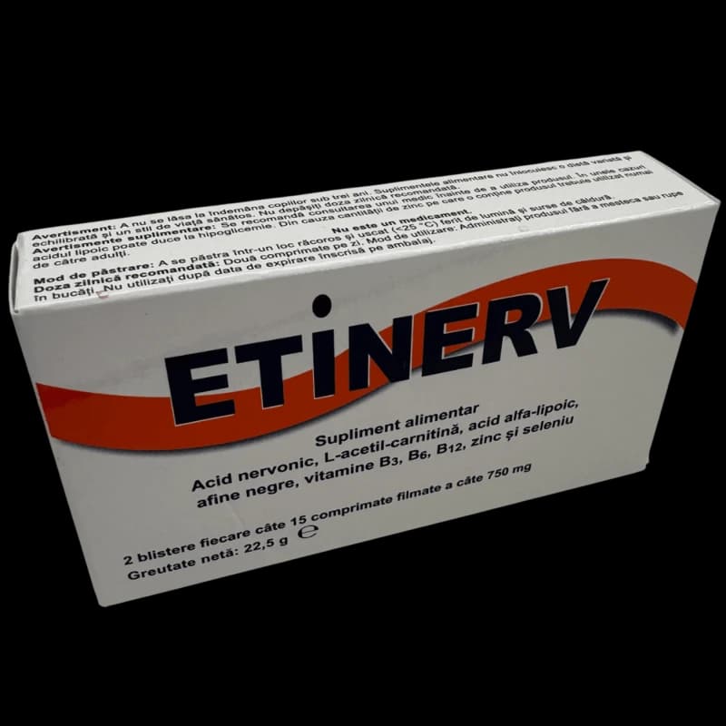 Etinerv 750 mg comprimate filmate N15x2
