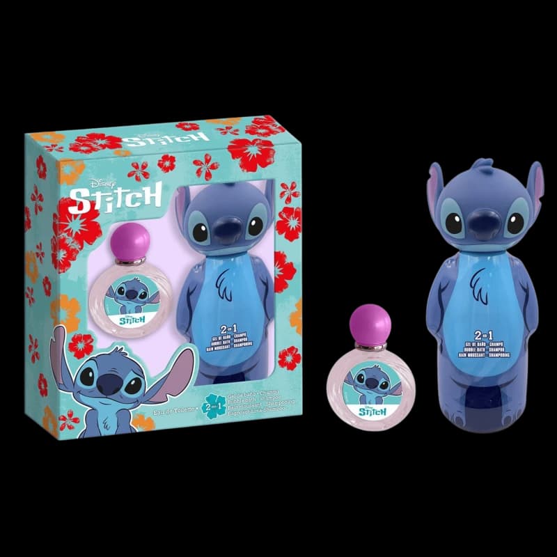 LORENAY Stitch Hабор(туалетная вода 50 мл+пена для ванны)EDT & Bubble bath-Shampoo Figure Gift Set