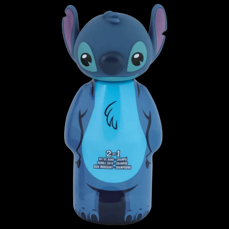 LORENAY Stitch Пена для ванн+шампунь Stitch 2 in 1 Bubble bath-Shampoo Figure with sucker 300 мл