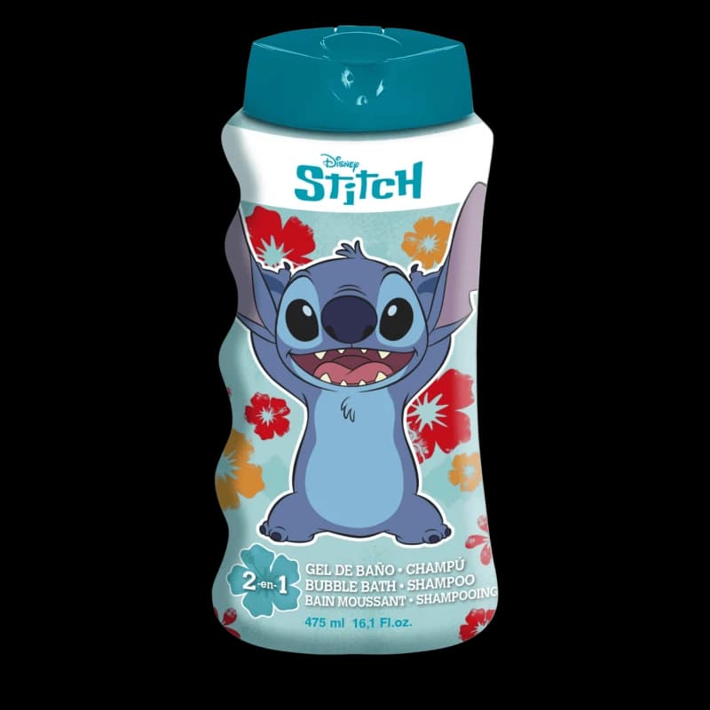 LORENAY Stitch Пена для ванн+шампунь 2в1 Bubble Bath &Shampoo 475 мл