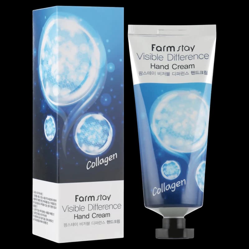 FARMSTAY Крем для рук с коллагеном VISIBLE DIFFERENCE HAND CREAM COLLAGEN 100 мл