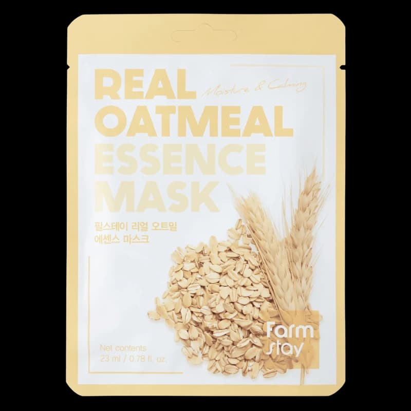 FARMSTAY Маска для лица с овсянкой REAL OATMEAL ESSENCE MASK 23 мл