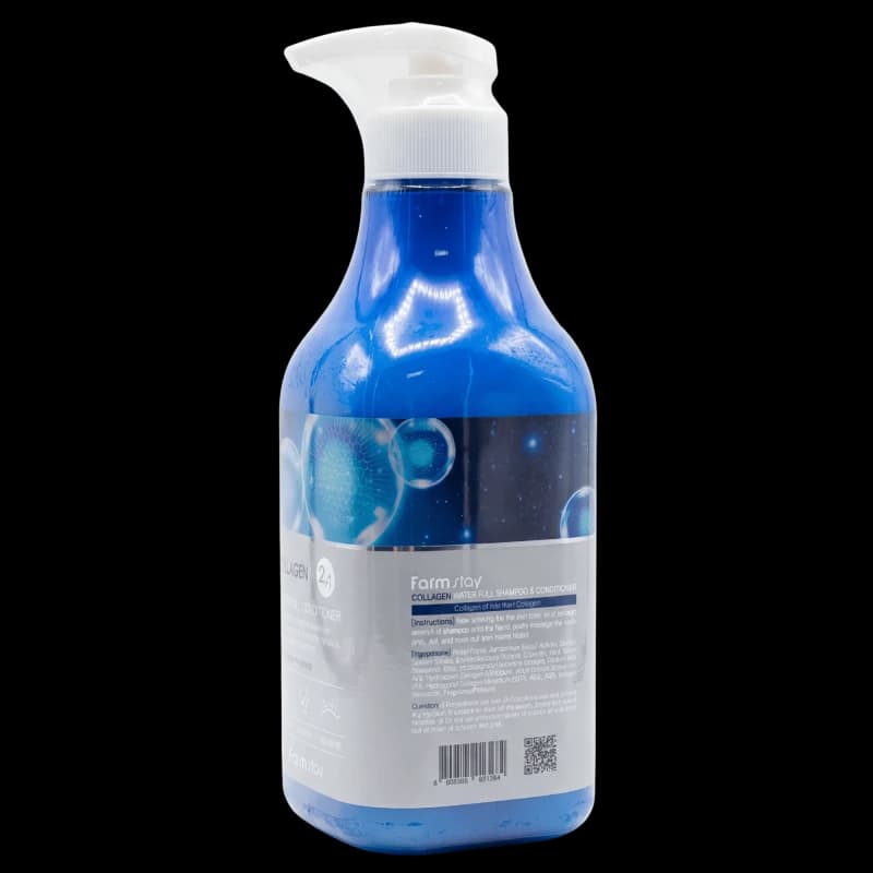 FARMSTAY Шампунь и кондиционер для волос COLLAGEN WATER FULL SHAMPOO CONDITIONER 530 мл
