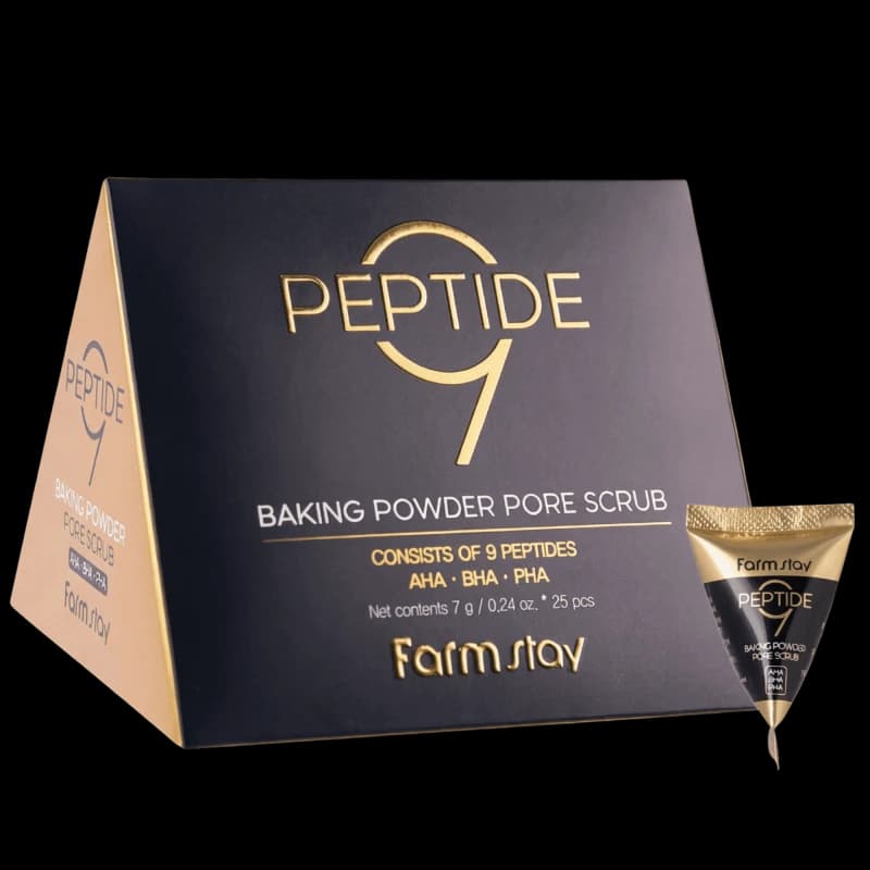 FARMSTAY  Скраб для лица с пептидами PEPTIDE9 BAKING POWDER PORE SCRUB 25/7г