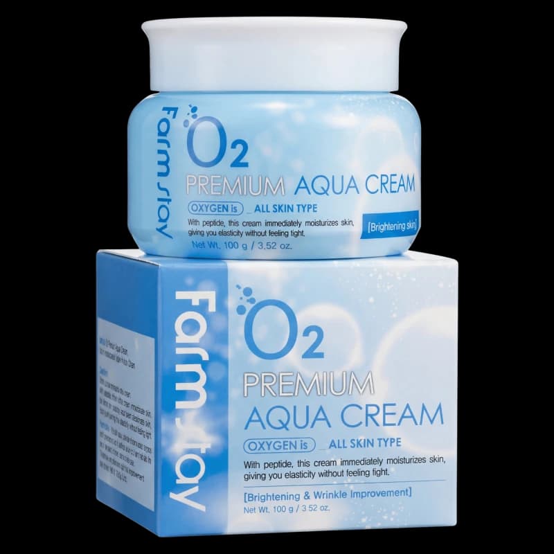 FARMSTAY Крем для лица увлажняющий O2 PREMIUM AQUA CREAM 100 мл