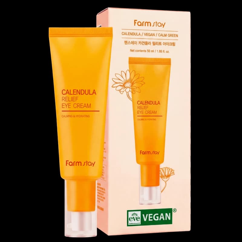 FARMSTAY Крем под глаза с календулой CALENDULA RELIEF EYE CREAM 50 мл