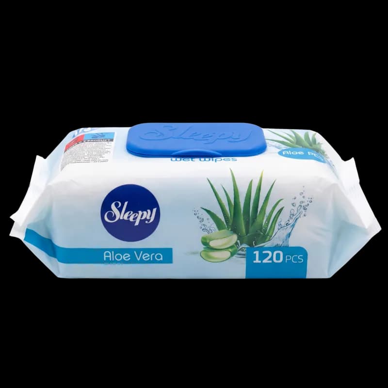 Салфетки влажные Слипи Алое Вера N120