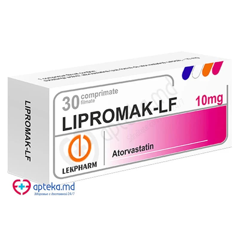 Lipromak-LF comp. film. 10 mg N10x3
